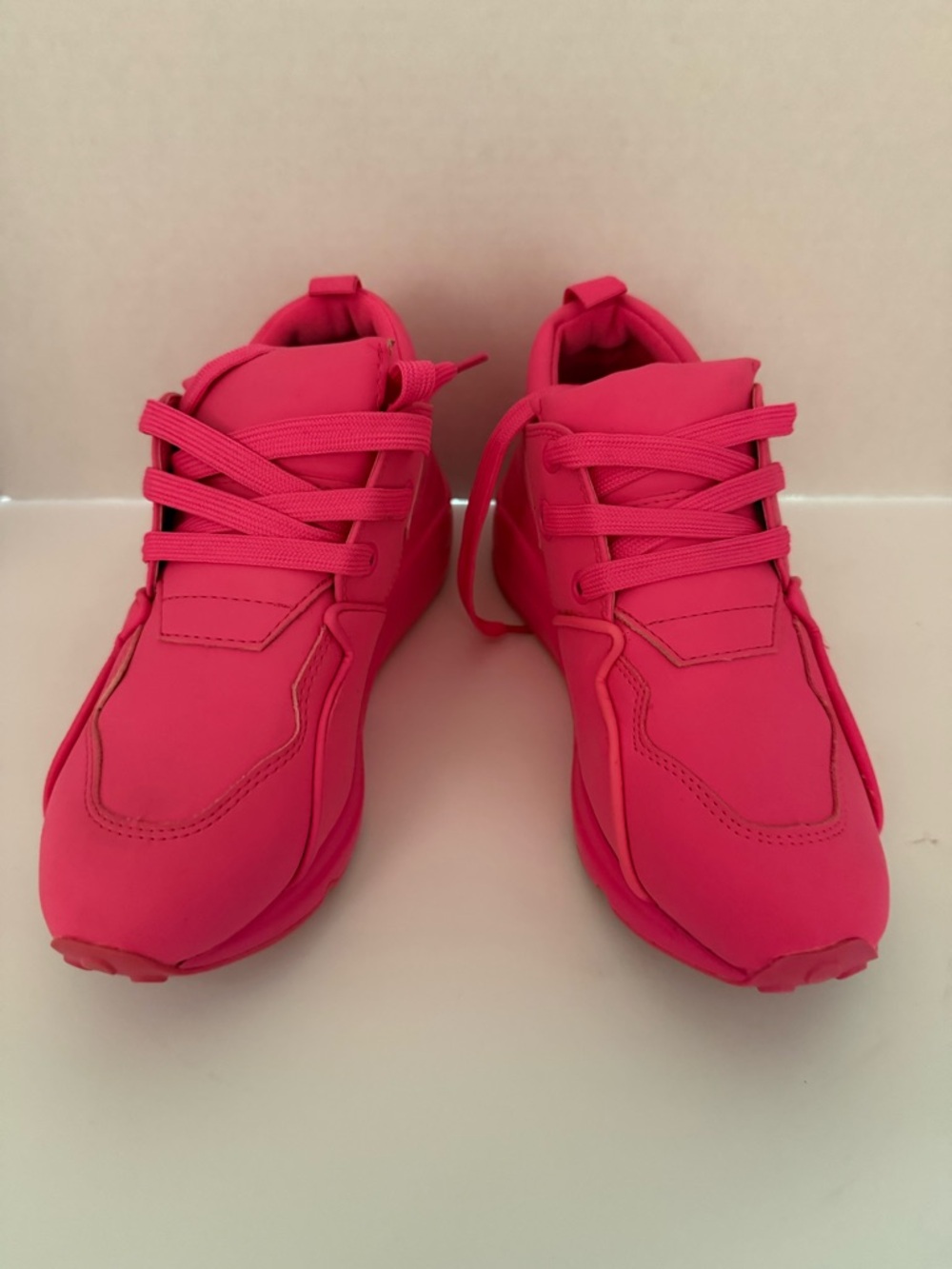 Steve Madden Women's Neon Pink Athletic Sneakers